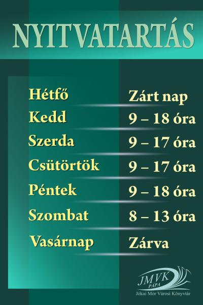 Nyitvatartás
